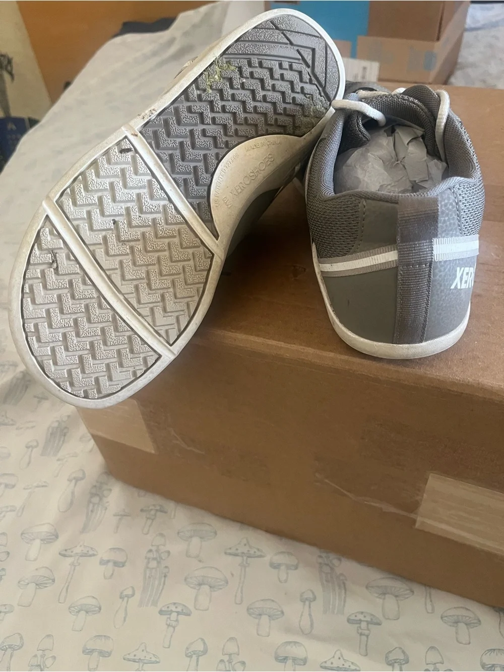 Xero Prio Mens Size 10 Fallen Rock Grey
